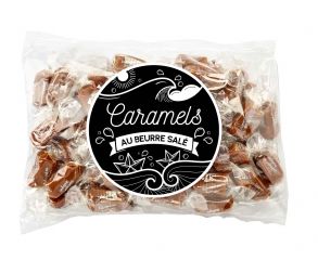 Caramels au beurre salé et au sel de Guérande - 500g