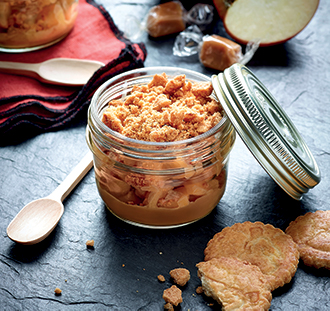 Crumble Pomme-Caramel au beurre salé