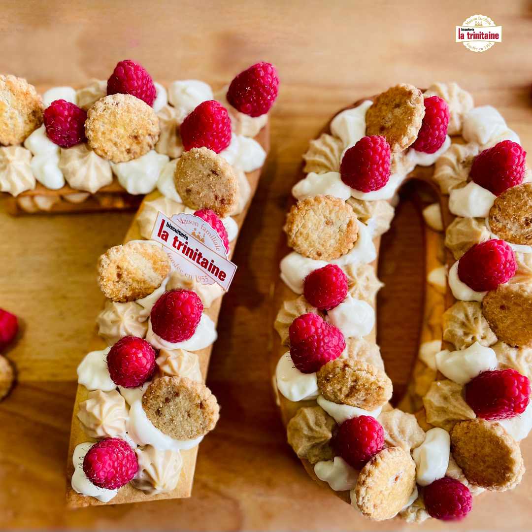 Number cake au Spéculoos et chocolat blanc