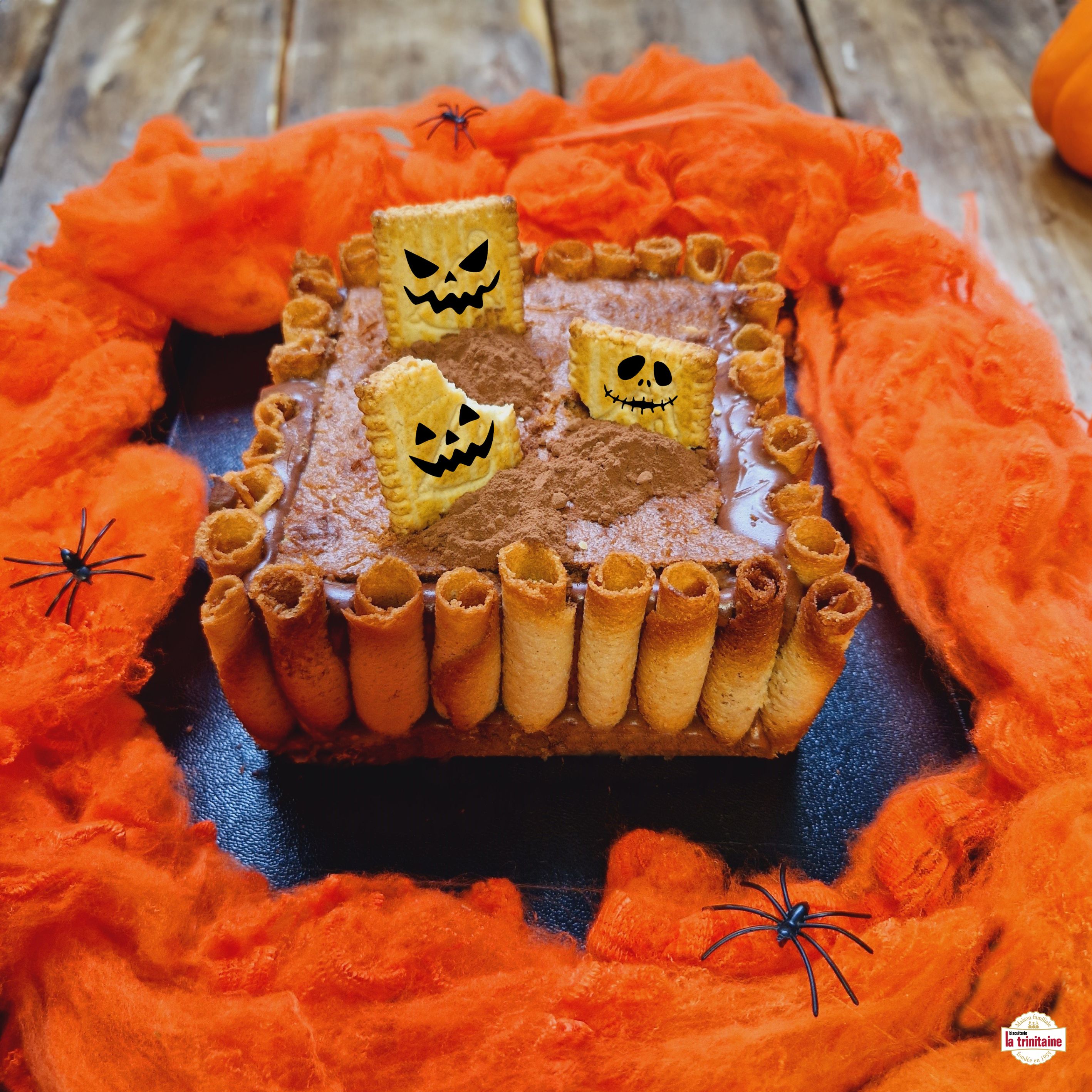 Gâteau cimetière d'Halloween