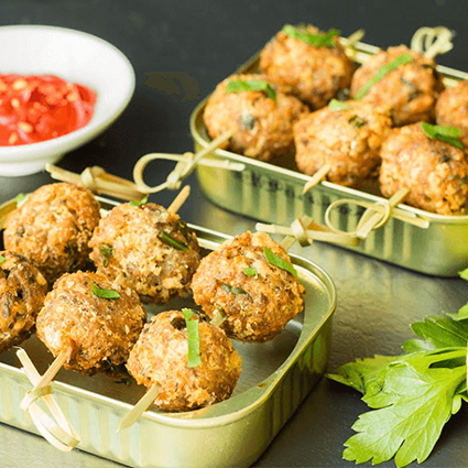 Des croquettes de sardine pour l'apéro