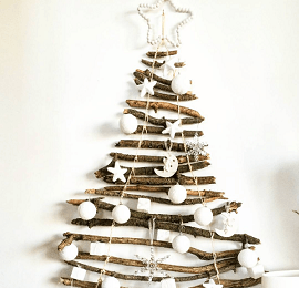 Réalisez votre sapin de Noël en famille !