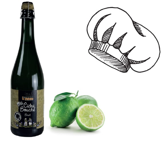 Bouteille de cidre brut