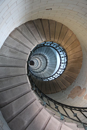 Les escaliers en spirale de Penmarch